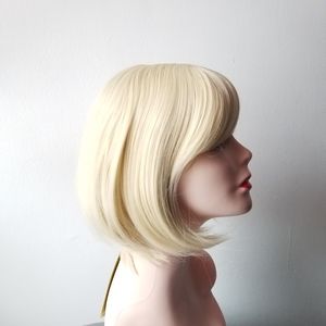 Rich Blonde color Short Wig